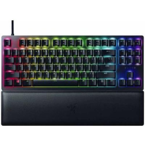 Клавіатура дротова, ігрова Razer Huntsman V2 Tenkeyless Red Switch USB RU Black
