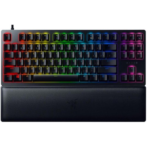 Клавіатура дротова, ігрова Razer Huntsman V2 Tenkeyless Red Switch USB RU Black