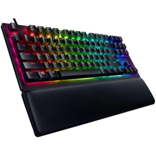 Клавіатура дротова, ігрова Razer Huntsman V2 Tenkeyless Red Switch USB RU Black
