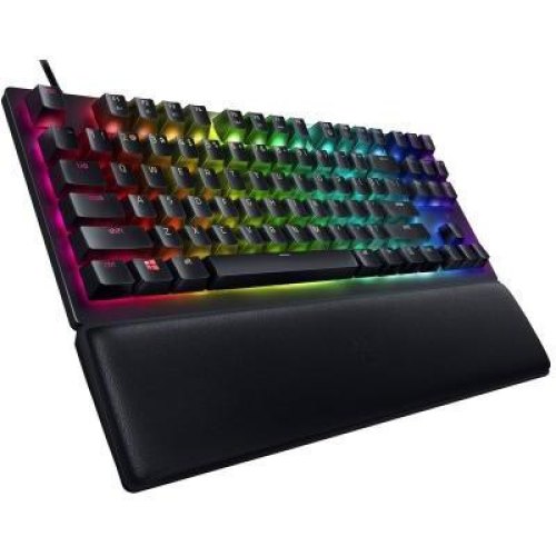 Клавіатура дротова, ігрова Razer Huntsman V2 Tenkeyless Red Switch USB RU Black