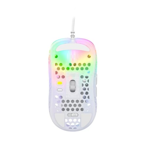 Мишка дротова, Xtrfy MZ1, USB-A, RGB, Білий