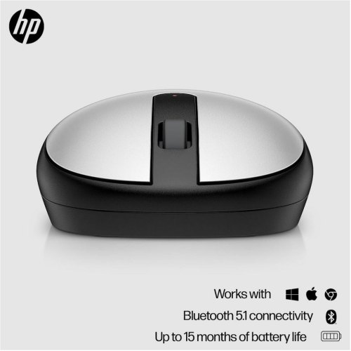 Мишка бездротова, HP 240 BT silver