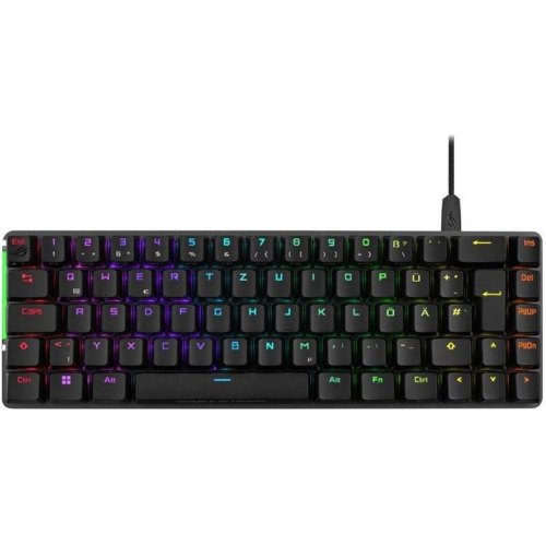 Клавіатура дротова, ASUS ROG Falchion Ace LED 68key NX RD USB Black