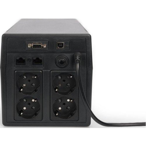 Джерело безперебійного живлення DIGITUS Line-Interactive, 2000VA/1200W, LCD, 4xSchuko, RJ45, RS232, USB