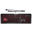 Клавіатура дротова, HP OMEN Encoder LED 104key Cherry MX Red USB Black