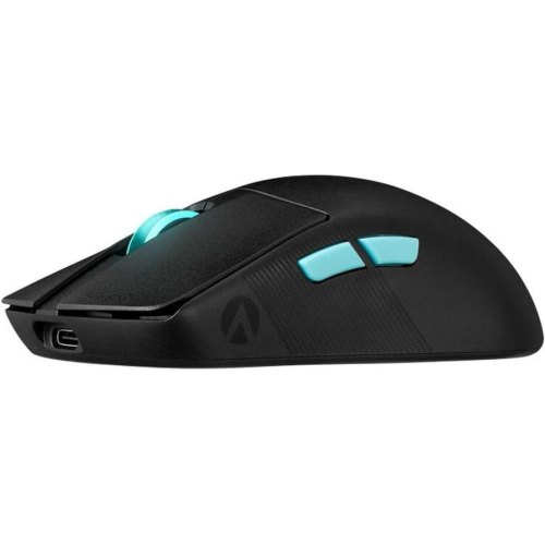 Мишка бездротова, ASUS ROG Harpe Ace Aim Lab Edition, RGB, USB-A/WL/BT, чорний