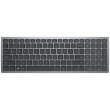Клавіатура дротова, Dell Compact Multi-Device Wireless Keyboard - KB740 - Russian(QWERTY)