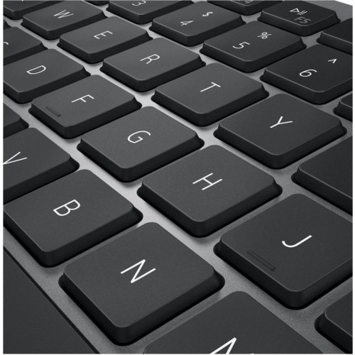 Клавіатура дротова, Dell Compact Multi-Device Wireless Keyboard - KB740 - Russian(QWERTY)
