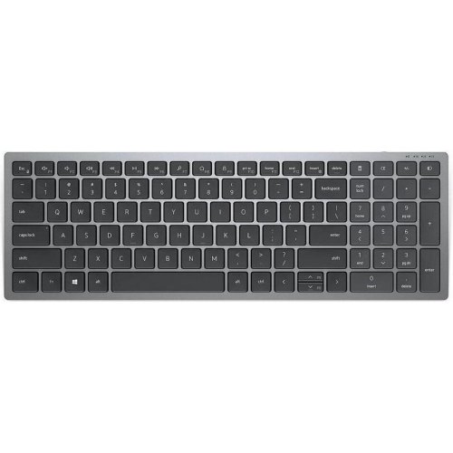 Клавіатура дротова, Dell Compact Multi-Device Wireless Keyboard - KB740 - Russian(QWERTY)