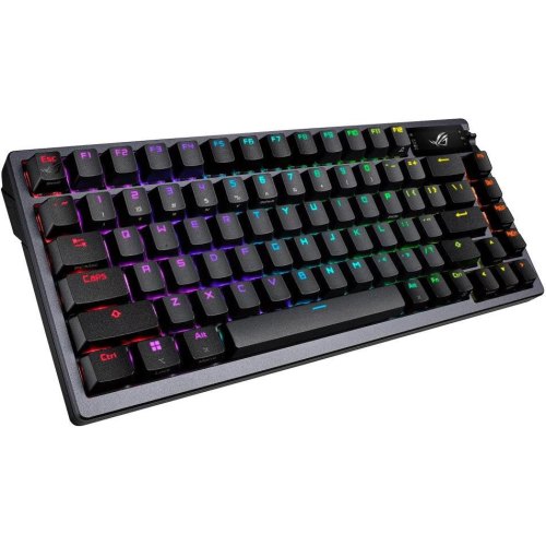 Клавіатура бездротова, ASUS ROG Azoth RGB 81key NX RD USB/WL/BT EN Black