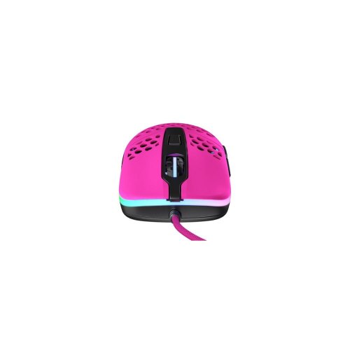 Мишка дротова, Xtrfy M42, USB-A, RGB, Рожевий
