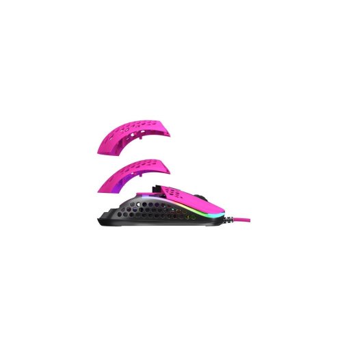 Мишка дротова, Xtrfy M42, USB-A, RGB, Рожевий
