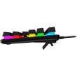 Клавіатура дротова, HyperX Alloy Origins Core PBT Aqua USB RGB Black
