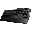Клавіатура дротова, ASUS TUF Gaming K1 RGB 104key USB UA Black