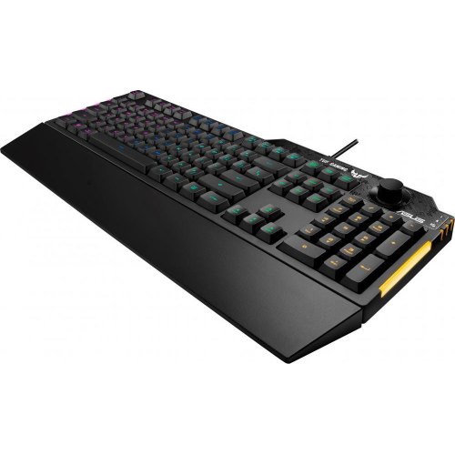 Клавіатура дротова, ASUS TUF Gaming K1 RGB 104key USB UA Black