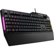 Клавіатура дротова, ASUS TUF Gaming K1 RGB 104key USB UA Black