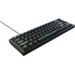 Клавіатура дротова, механічна Xtrfy K5 68Key, Kailh Red, USB-A, EN/UA, Hot-swap, RGB, Чорний
