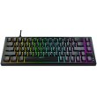 Клавіатура дротова, механічна Xtrfy K5 68Key, Kailh Red, USB-A, EN/UA, Hot-swap, RGB, Чорний