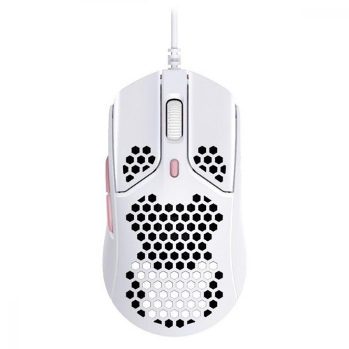 Мишка дротова, HyperX Pulsefire Haste USB, White/Pink