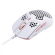 Мишка дротова, HyperX Pulsefire Haste USB, White/Pink