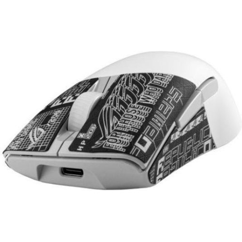 Мишка бездротова, ASUS ROG Keris AimPoint, RGB, USB-A/WL/BT, білий