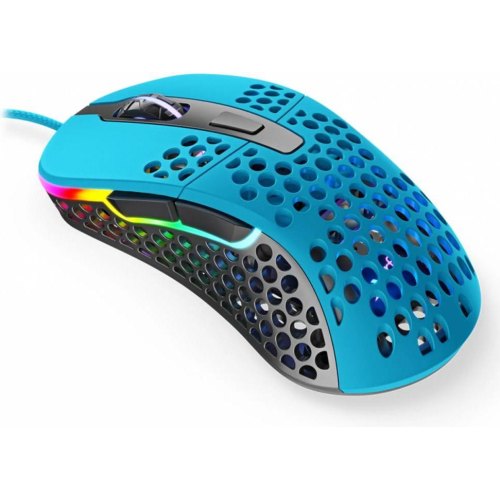 Мишка дротова, Xtrfy M4, USB-A, RGB, Miami Blue