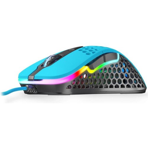 Мишка дротова, Xtrfy M4, USB-A, RGB, Miami Blue