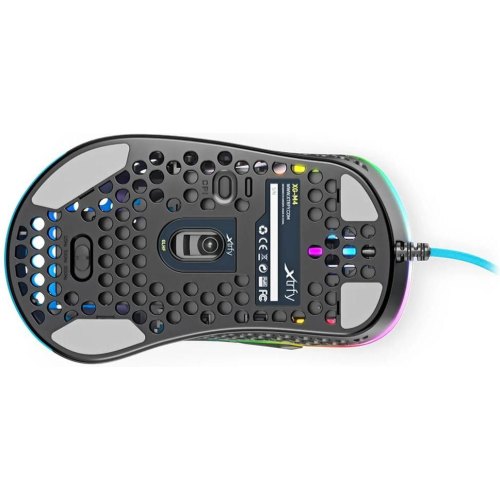 Мишка дротова, Xtrfy M4, USB-A, RGB, Miami Blue
