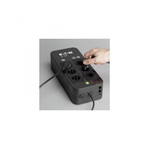 Джерело безперебійного живлення Eaton 3S, 550VA/330W, LED, USB, 4xSchuko