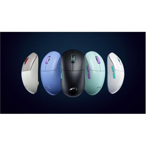 Мишка бездротова, Xtrfy M8, WL/USB-A, RGB, Frosty Purple