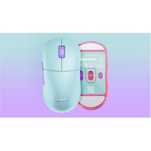 Мишка бездротова, Xtrfy M8, WL/USB-A, RGB, Frosty Mint