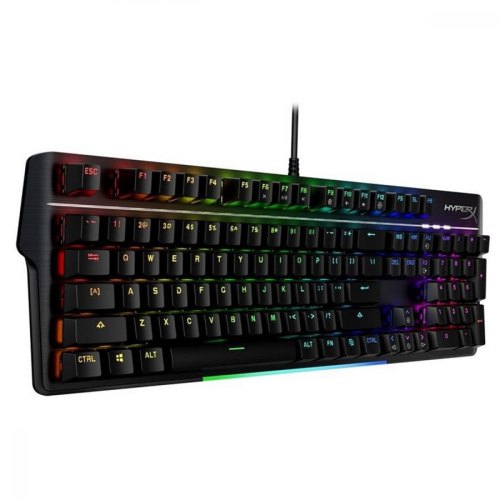 Клавіатура дротова, HyperX Alloy MKW100 TTC Red USB RGB ENG/RU, Black