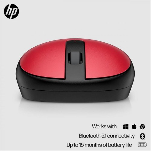 Мишка бездротова, HP 240 BT red