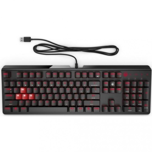 Клавіатура дротова, ігрова HP Omen Encoder CHERRY MX USB Brown
