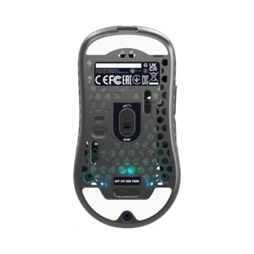 Мишка бездротова, Xtrfy M42, WL/USB-A, RGB, Чорний