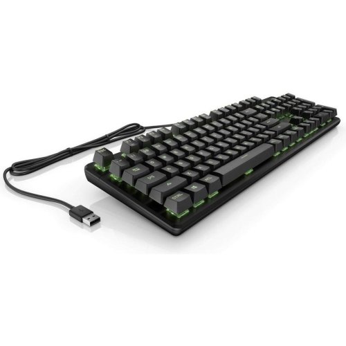 Клавіатура дротова, HP Pavilion Gaming 550 RGB 104key Red Hybrid USB Black
