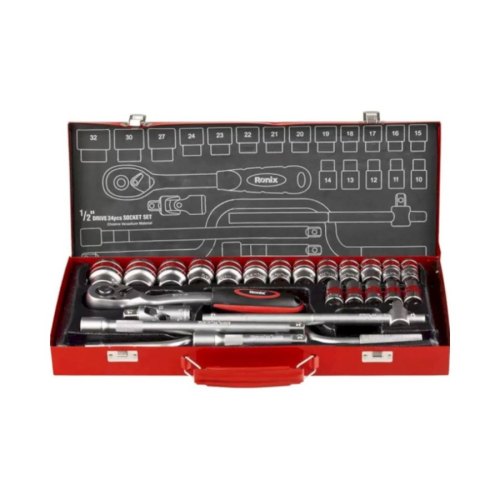 Набір інструментів Ronix 1/2, 24 одиниці