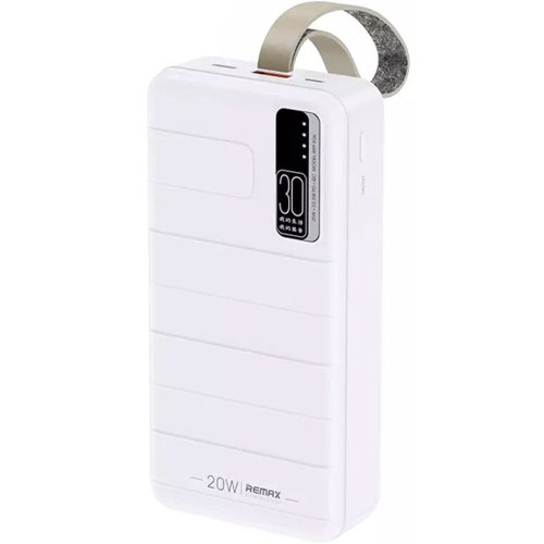 Зовнішній акумулятор PowerBank Remax Noah Series 20W+22.5W PD+QC Fast Charging Power Bank 30000mAh  RPP-506 White