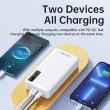 Зовнішній акумулятор PowerBank Remax Noah Series 20W+22.5W PD+QC Fast Charging Power Bank 30000mAh  RPP-506 White