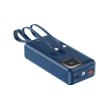 Зовнішній акумулятор PowerBank Remax Suji Series PD 20W+QC 22.5W  Fast Charging Cabled Power Bank 30000mAh  RPP-550 Blue