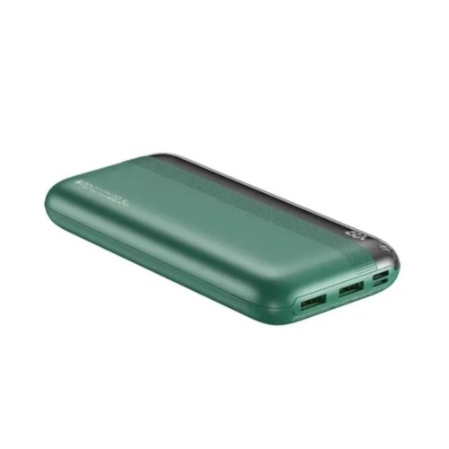 Зовнішній акумулятор PowerBank REMAX Kiren Series PD20W+QC22.5W Fast Charging Power Bank 20000mAh RPP-180 Green
