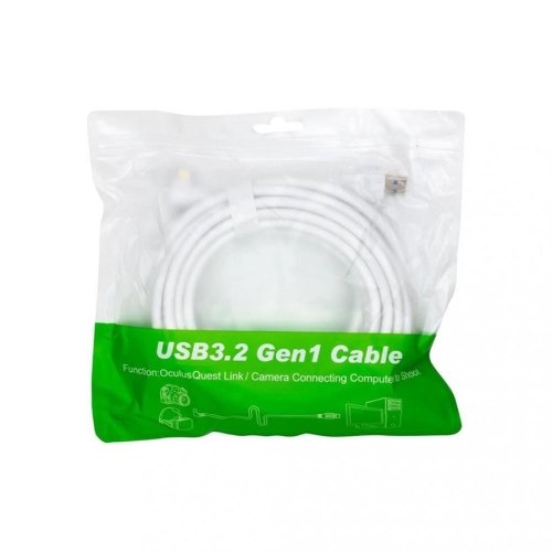 PowerPlant USB3.2 Gen1 для VR Oculus Quest 2 White 5м (CA913244)
