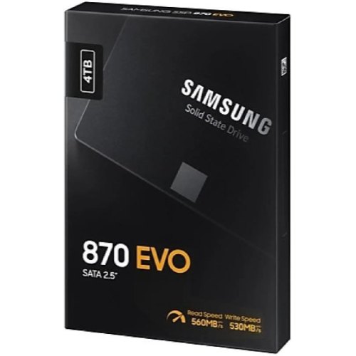 Твердотільний жорсткий диск SATA2.5 4TB 6GB/S 870 EVO MZ-77E4T0B/EU SAMSUNG
