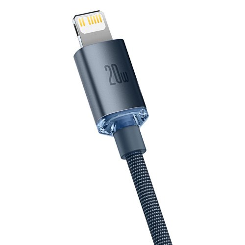 Кабель Baseus rystal Shine Series Fast Charging Data Cable Type-C to Lightning 20W 1.2m Black
