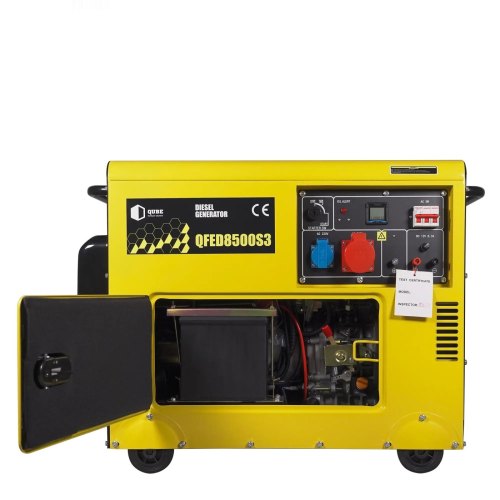Генератор дизельний Qube QFED8500S3 3-х фазний
