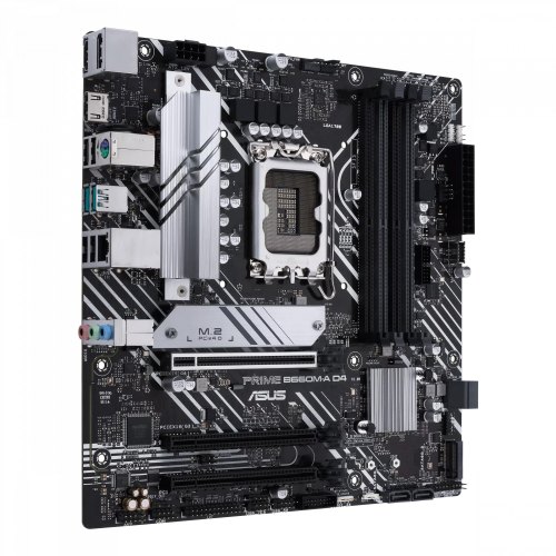 Материнcька плата ASUS PRIME B660M-A D4-CSM Socket 1700 B660 4xDDR4 M.2 HDMI DP mATX CSM (PRIME B660M-A D4-CSM)
