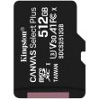 Kingston 512 GB microSDXC Class 10 UHS-I U3 Canvas Select Plus SDCS2/512GBSP