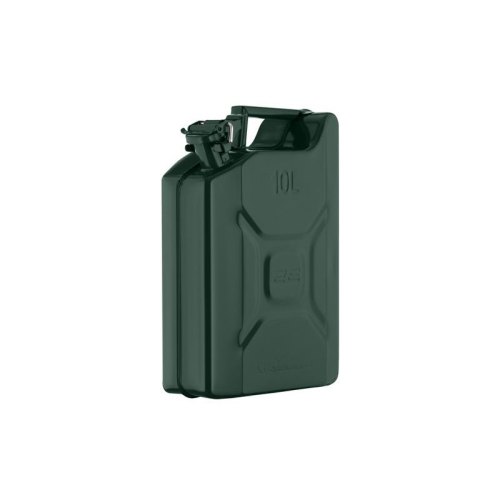 Каністра 2E паливна вертикальна 10л метал 0.8мм, 2.3кг, зелений