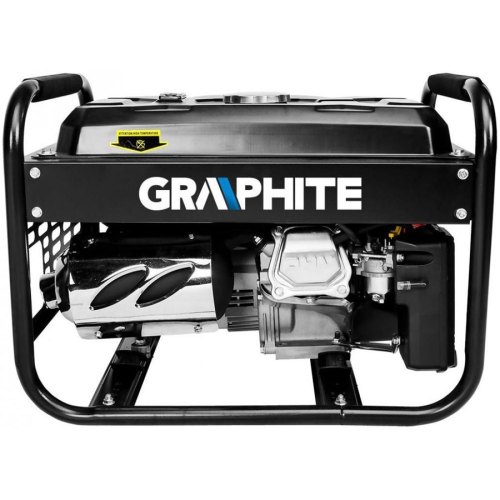 Генератор бензиновий GRAPHITE 230В (1 фаза), 2/2.2кВт, ручний старт, AVR, 40кг