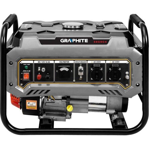 Генератор бензиновий GRAPHITE 230В (1 фаза), 2/2.2кВт, ручний старт, AVR, 40кг